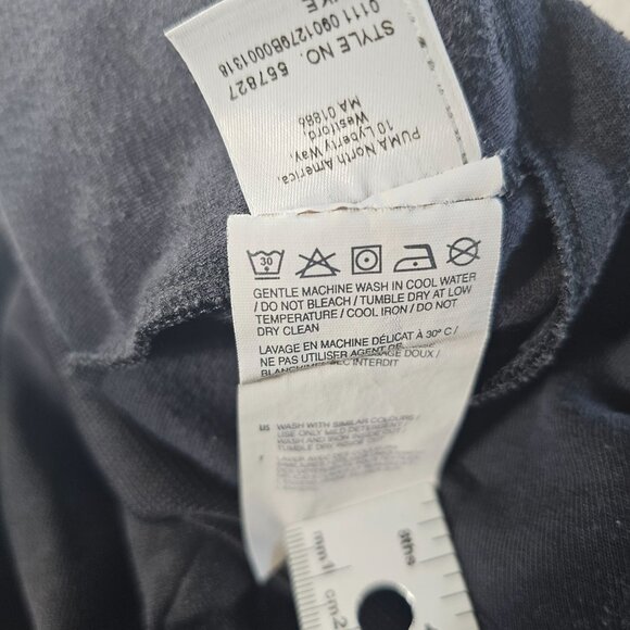 Puma Full-Zip Track Jacket With Graphic Stripes Mens Size XL Black - Picture 13 of 16